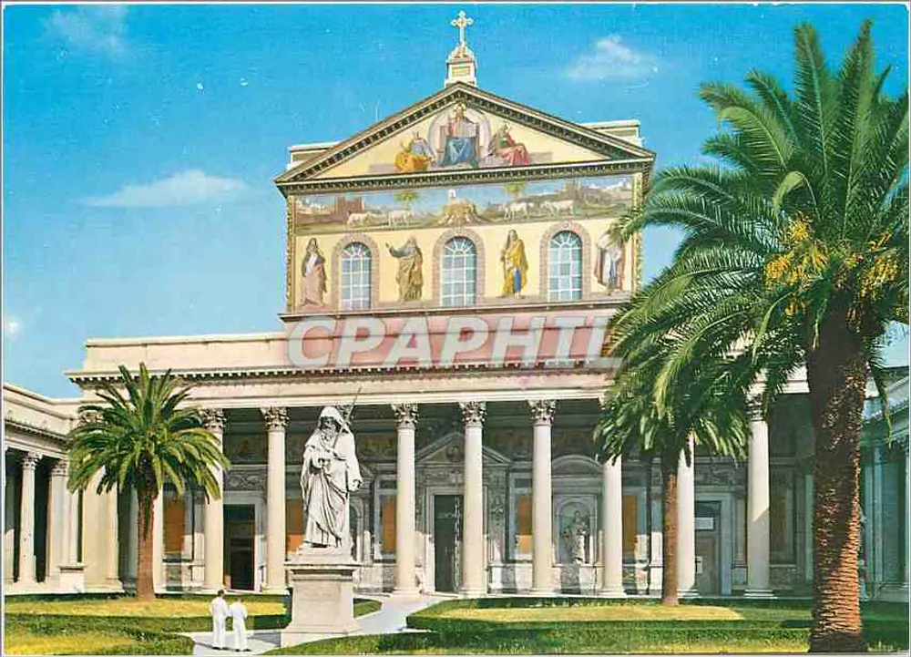 Basílica de São Paulo-fora-das-Murais — Roma — editor Plurigrafe Terni, n° 218 - Frente