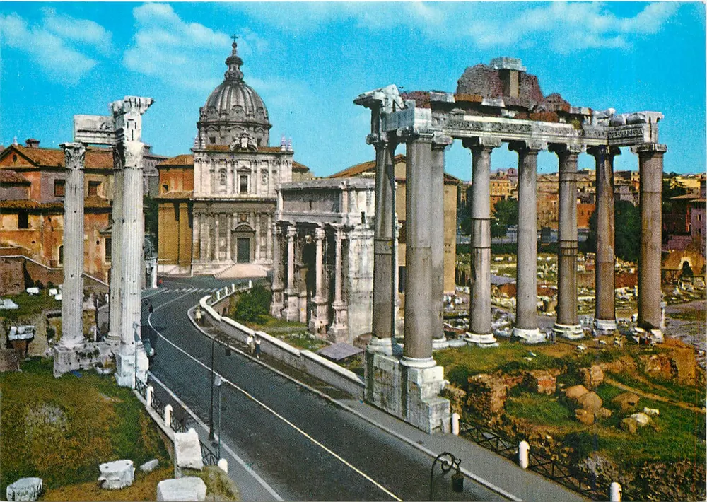 Fórum Romano — Roma — editor FLURIGRAF TERN, n° 217 - Frente