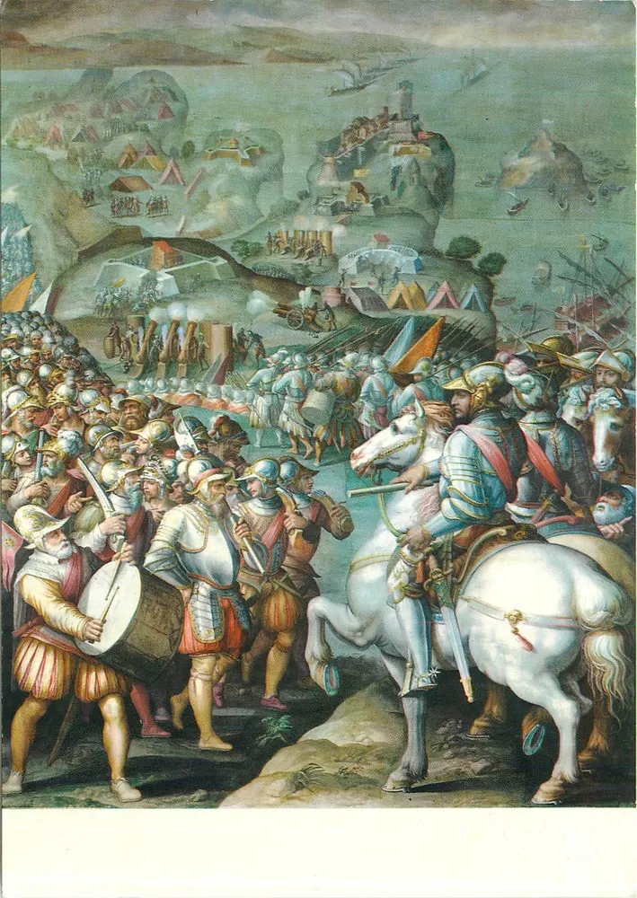 La prise de Porto Ercole — Giorgio Vasari (Arezzo 1511 - Florence 1574) — NOVA LVX - Recto