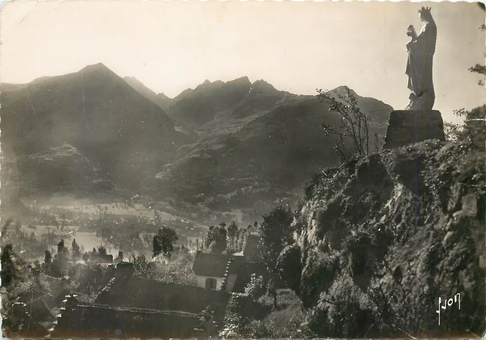 Sazos (Hautes-Pyrénées) — Notre-Dame des Bergers und das Tal von Luz — Editions d'Art - Vorderseite