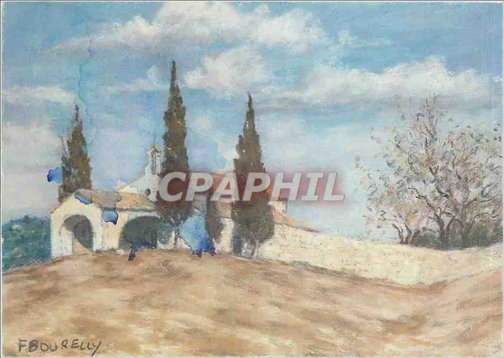 Chapelle Saint-Sixte - Eygalières — Les Pastels de Bourelly, éditeur - Recto