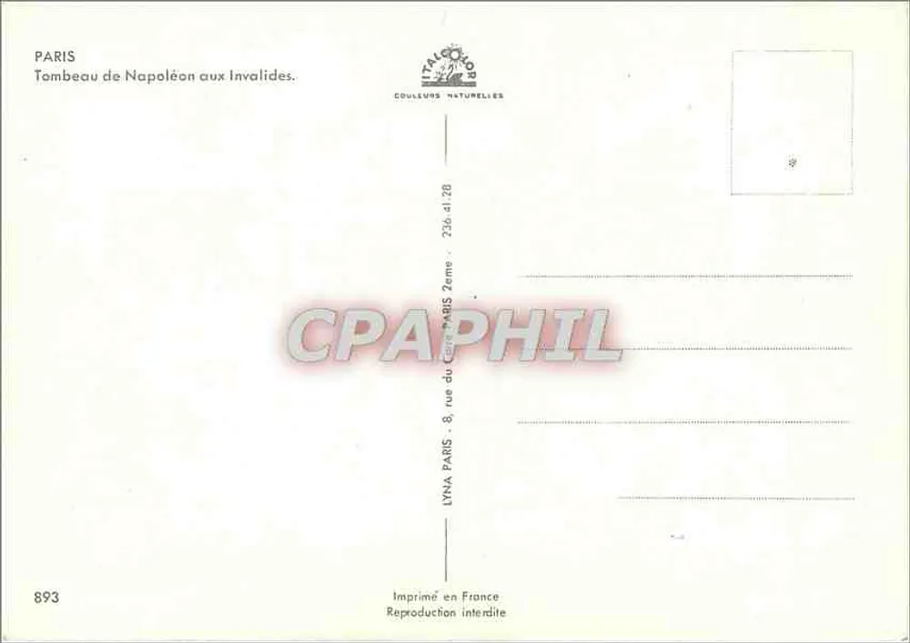 नेपोलियन का समाधि इनवैलिड्स में — पेरिस — एडिटर लिनाल्को - पीछे
