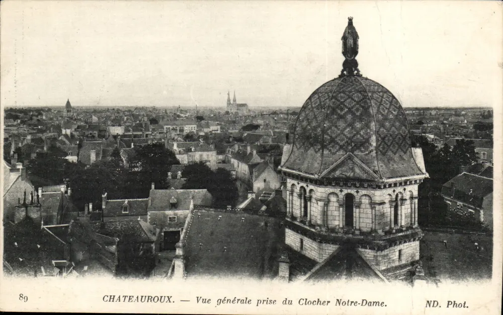 Châteauroux — Vue générale prise du clocher Notre-Dame — ND. Phot. - Recto