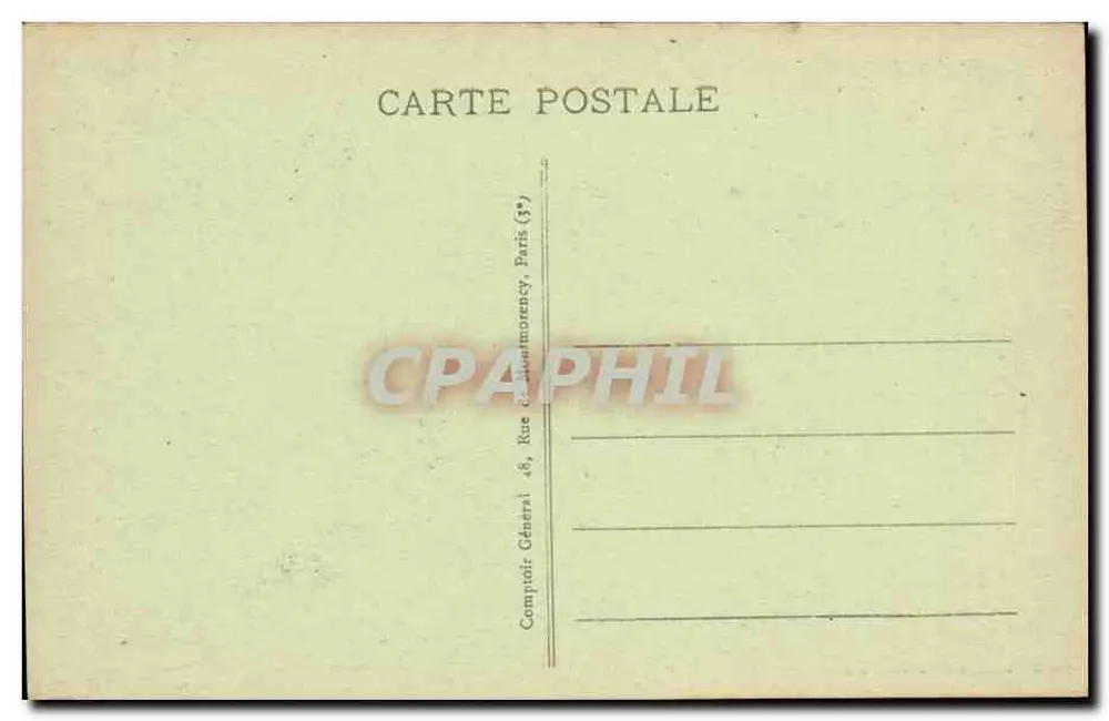 Éguzon - Vista geral do barragem a jusante — Editor: Compagnie Générale de l'Électricité, n° 836 - Verso