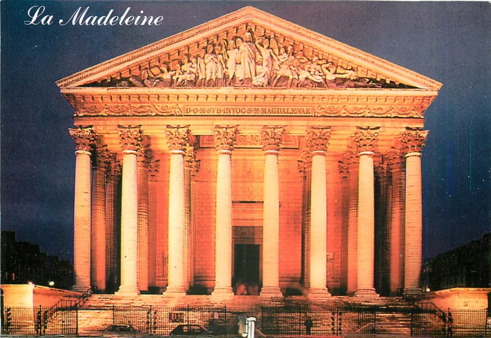 A Madeleine — Paris, noite — Affelle Cartes, Paris - Frente