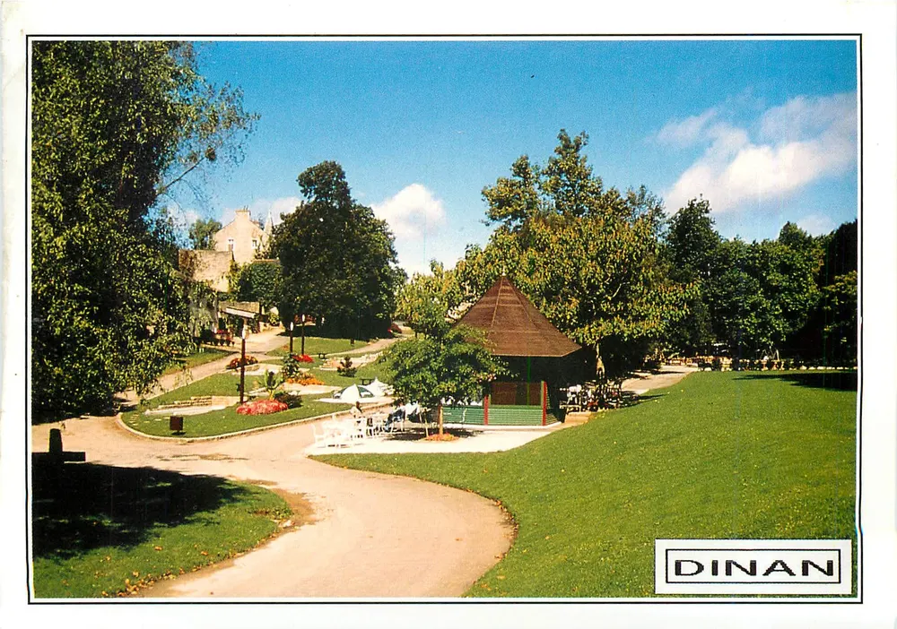 Dinan — O jardim público — Edições Dubray - Frente