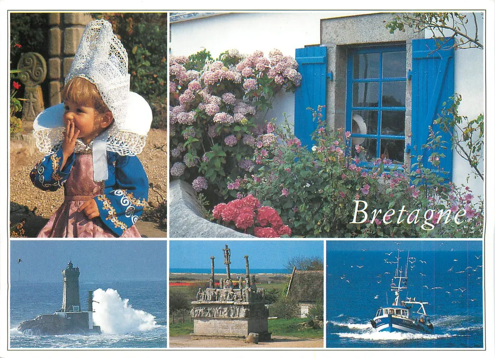Bretanha — paisagens e tradições — Edições d'Art Luttilur-Fabricant, n° 1366 - Frente