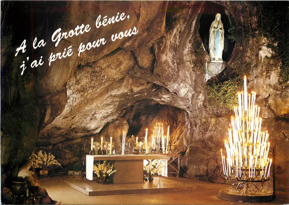Gruta Milagrosa de Lourdes — Edição A. DOUCET — n°46 - Frente