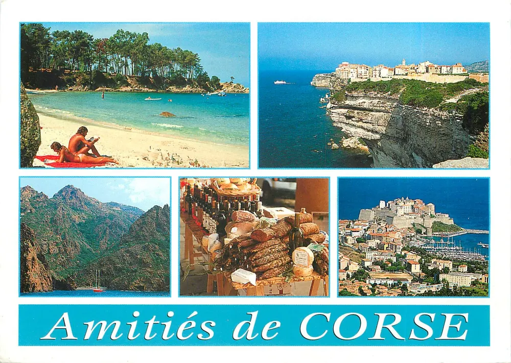 Amitiés de CORSE — 5 fotos — Éditions A.D. CMA - Frente