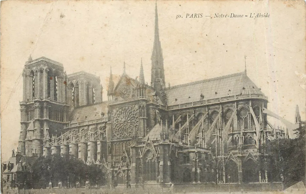 PARIS — Notre-Dame — A Abside — n°30 - Frente