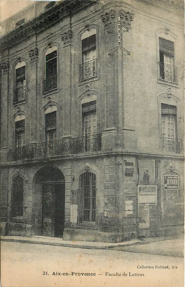 Aix-en-Provence — Faculdade de Letras — Coleção Rolland - Frente