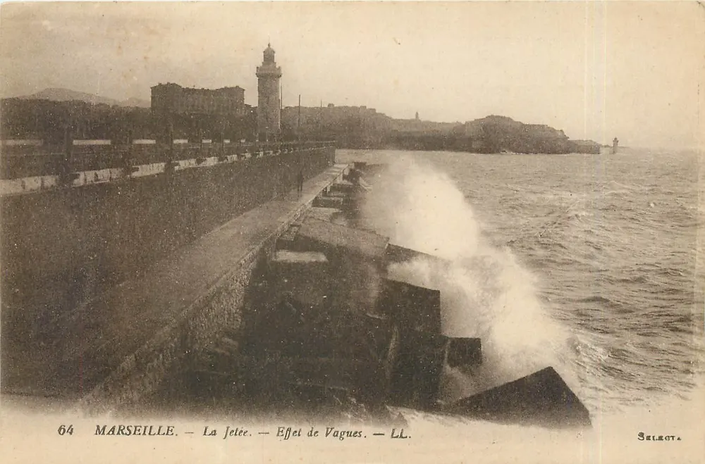 Marselha — A Ponta — Efeito de Ondas — LL. — Selecta - Frente