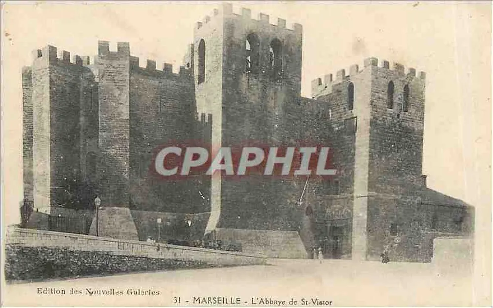 Marseille - De Abtei van Sint-Victor — Uitgave van de Nieuwe Galerijen, n°31 - Voorkant