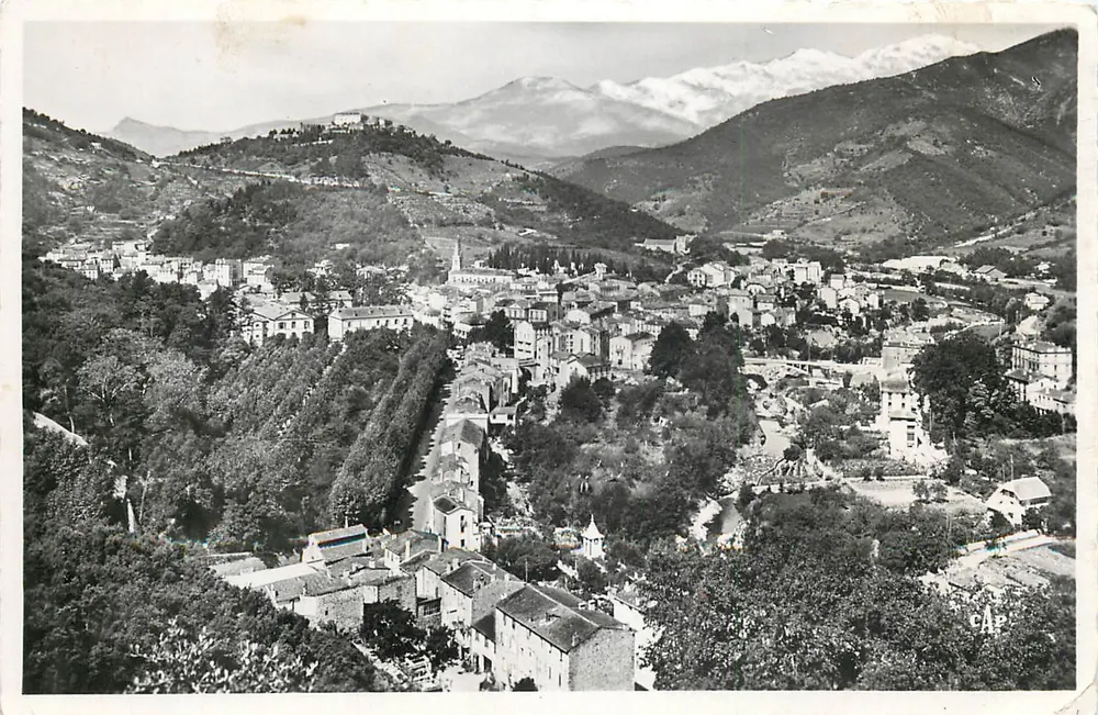 Amélie-les-Bains — allgemeine Ansicht und Massiv des Canigou — Verlag CAP - Vorderseite