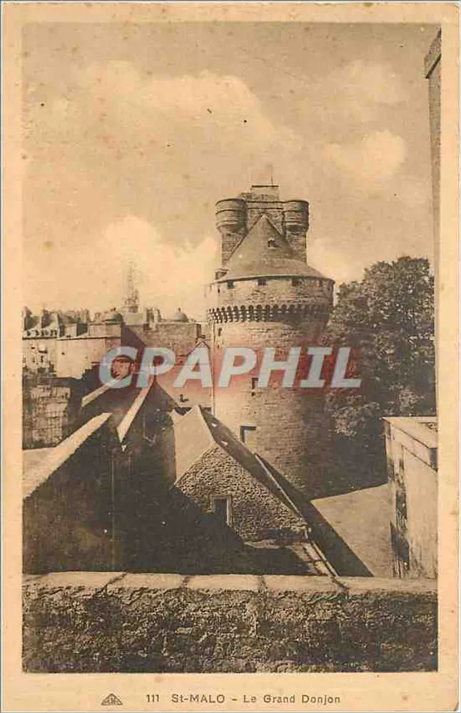 St-Malo - O Grande Donjon — editoria C° Alacienne des Arts Flamands - Frente