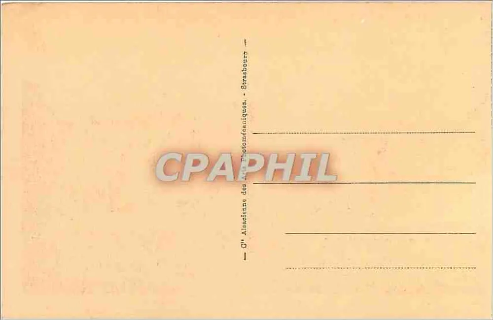St-Malo - Túmulo de Chateaubriand (1848) — editor Bilhete postal antigo - Verso