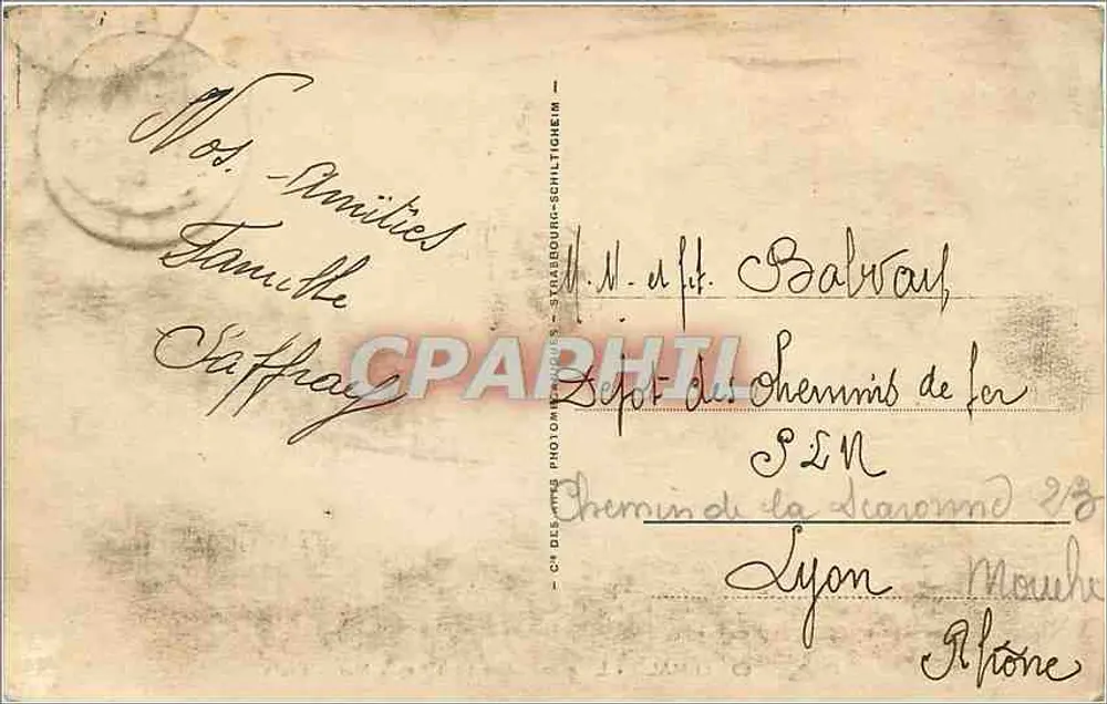St-Malo - Der Große und Kleine Bey bei Ebbe — C. DES P. PHOTOS - STRASBOURG-SCHLITZIGEN - Rückseite