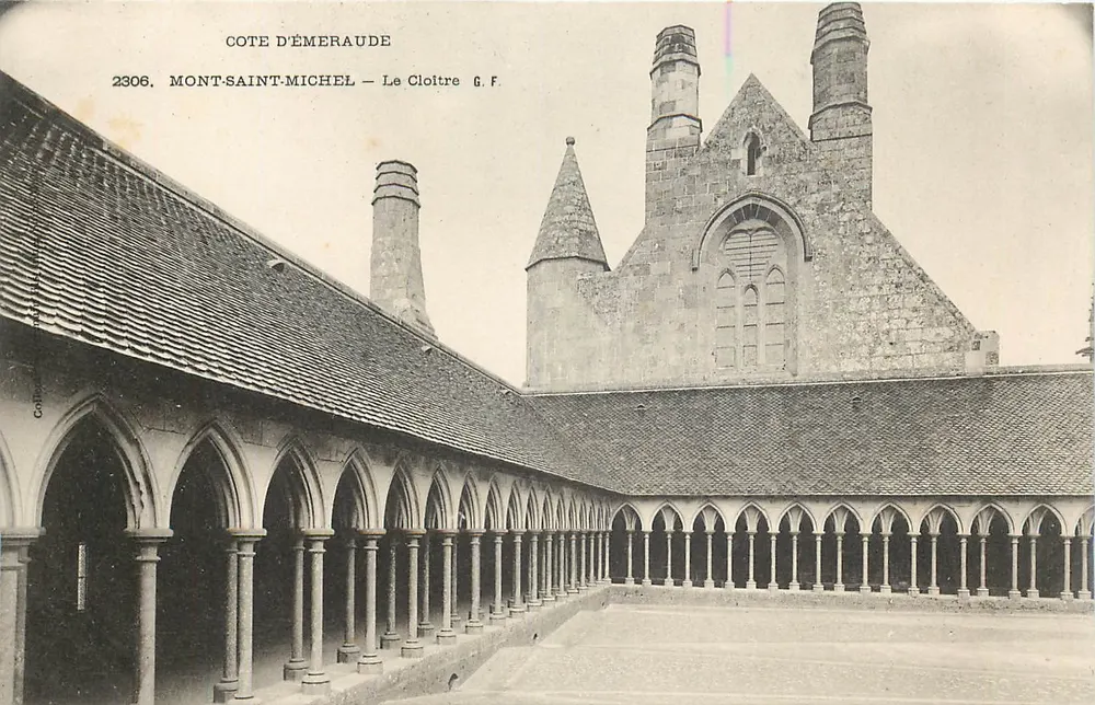 Monte-Santo-Michel — O Claustro — Cote d'Émeraude, n°2306 - Frente