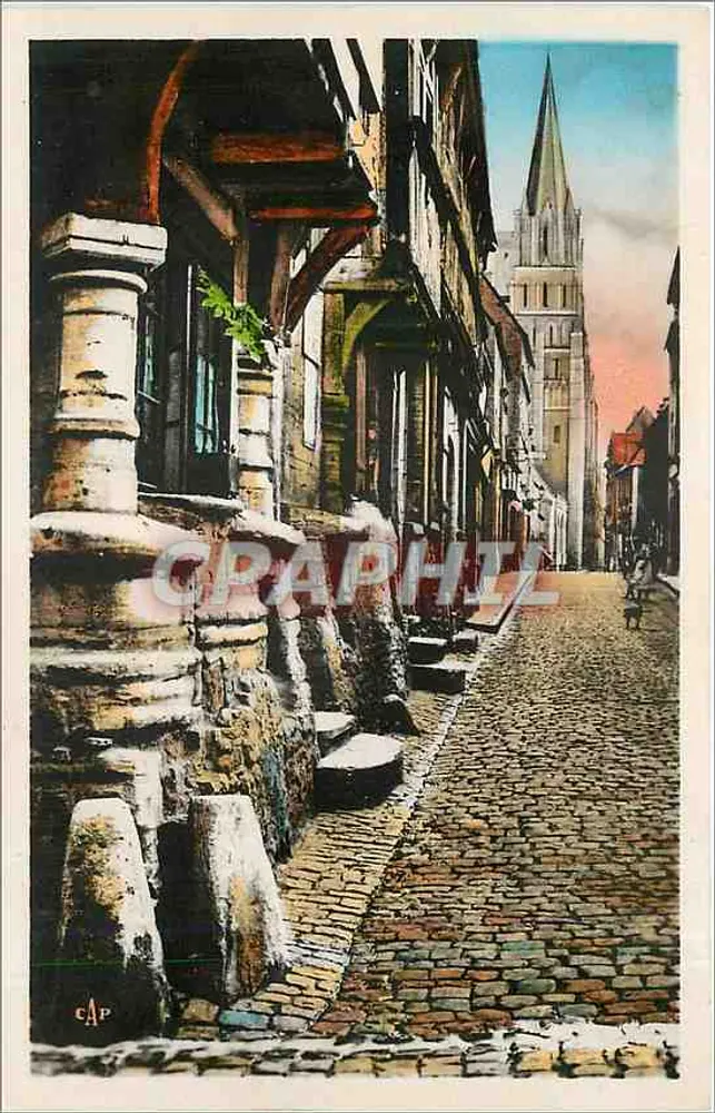 Bayeux — Rue des Cuisiniers — Real-Photo C.A.P. Paris - Frente