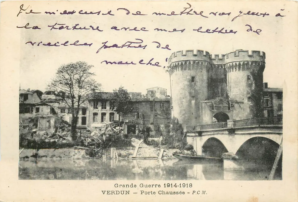 Verdun — Porte Chaussée — Großer Krieg 1914-1918 — Moderne Ansichtskarte - Vorderseite