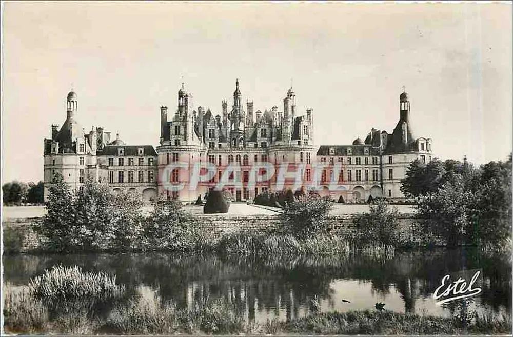 Château de Chambord — Façade et Jardins sur le Cosson — Éditions LAVELLE & Cie - Recto