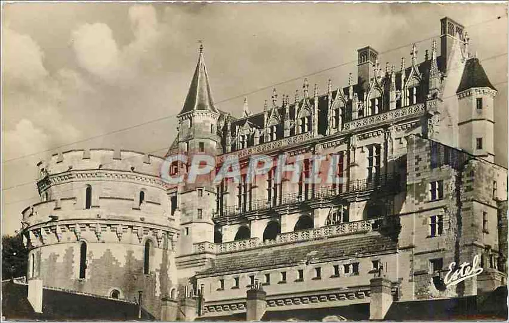 O Castelo de Amboise — Torre dos Mínimos e o Logis do Rei — Editor Lune Estel, n° 2604 - Frente