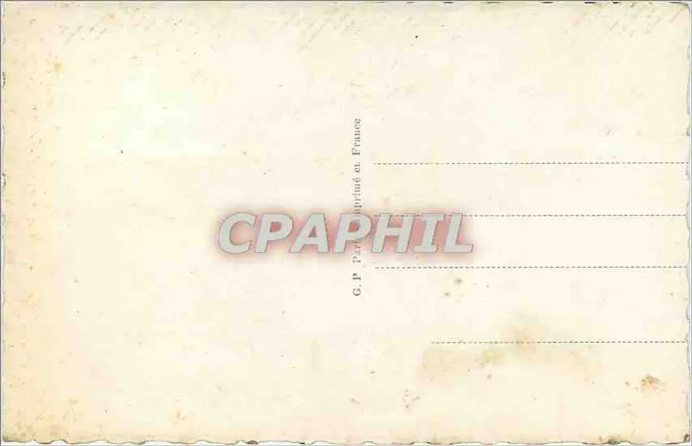 Casais apaixonados — É para sempre — G.P. Paris n°277 - Verso