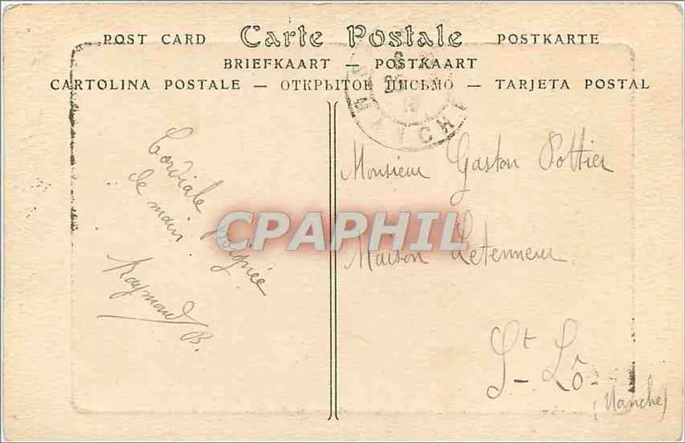 Bayeux - Vue Générale, prise de la Carrière — Héliographie de N.D. Phot. - Verso
