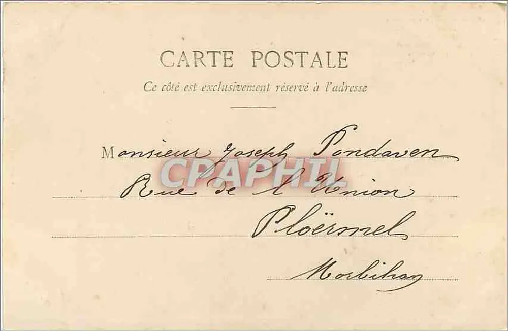 Kobieta w kapeluszu z piórami — Szczęśliwego Dnia — Fotografia A. Bernard & Cie, Nantes - Rewers