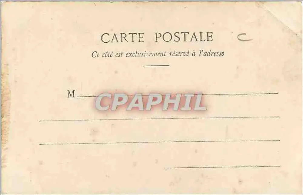 Pouzols de St-Phar - Comédie Française — cliché H. Manuel - Verso