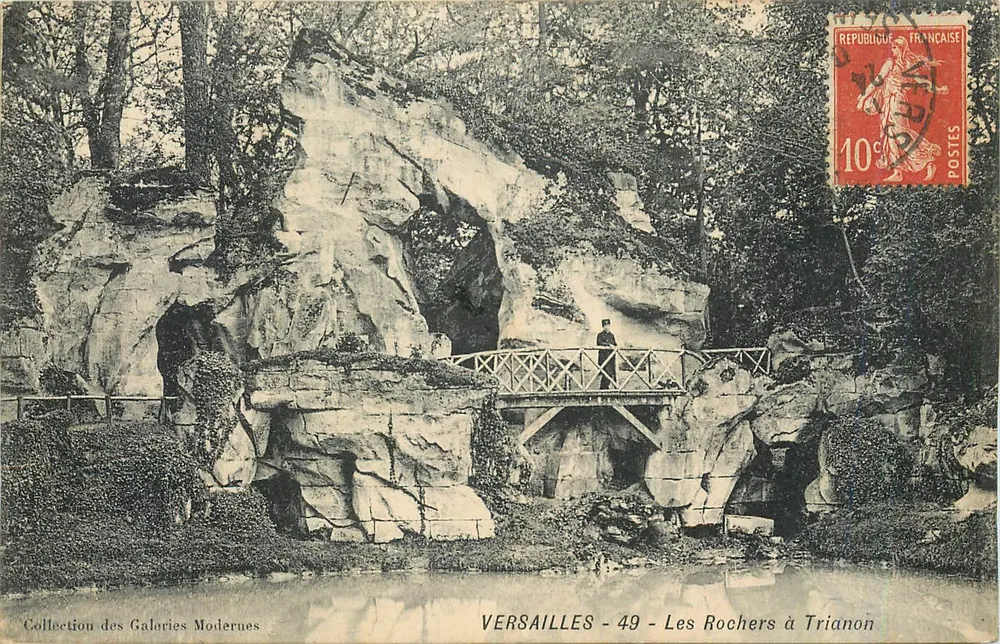 Versailles - Os Rochos em Trianon — Coleção das Galerias Modernas — n°49 - Frente