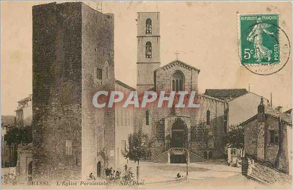 Grasse - A Igreja Paroissial — ND. Fot. - Frente