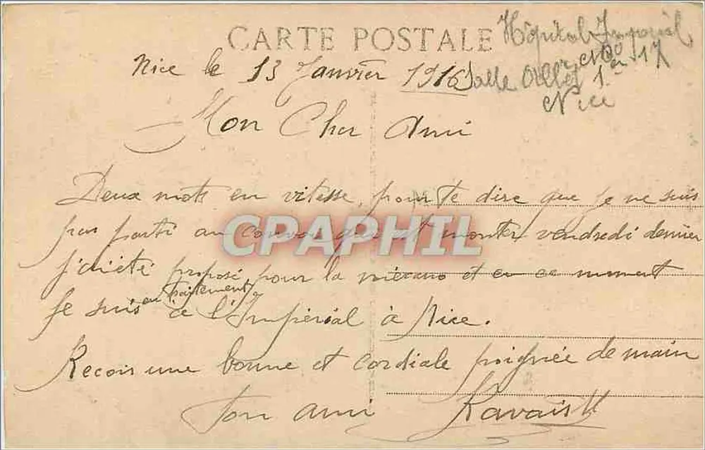 NICE - Promenade des Anglais — Edição GILETTA - Nice, n°25 - Verso