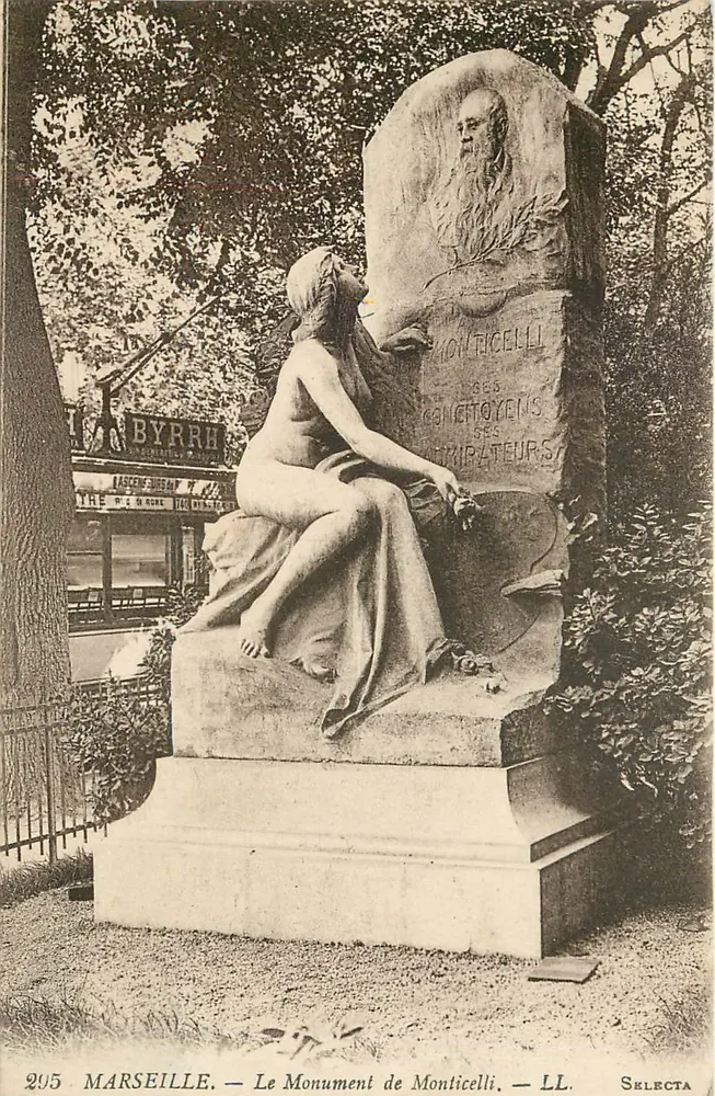 Marselha — O Monumento de Monticelli — Selecta - Frente