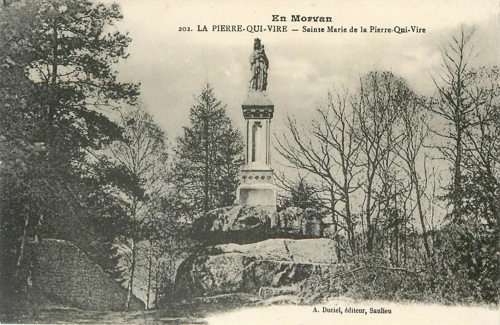La Pierre-qui-Vire — Sainte Marie de la Pierre-qui-Vire — A. Duciel, Verleger, Saulieu - Vorderseite