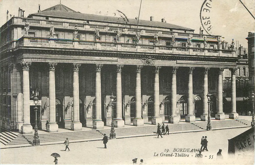 Bordeaux — El Gran Teatro — editor BR - 55 - Anverso