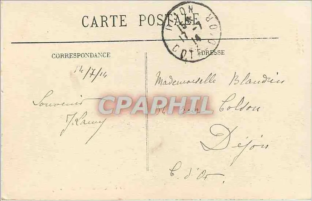 Bordeaux — El Gran Teatro — editor BR - 55 - Reverso