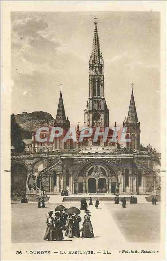 Lourdes — La Basilique — « Palais du Rosaire » — LL. n°36 - Recto