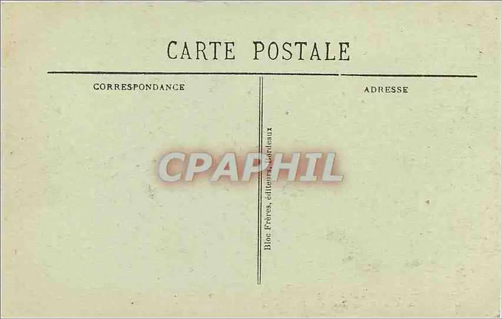 Route de Cauterets à Pierrefitte — Vue sur Pierrefitte — Éditeur Bros Frères, éditeurs, Bordeaux — N° de série 133 - Verso