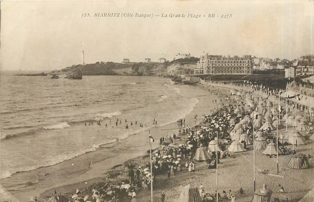 Biarritz (Côte Basque) — A Grande Praia — BR - 4473 - Frente