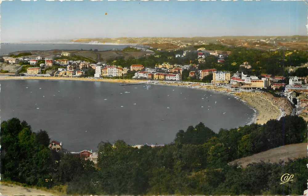 Saint-Jean-de-Luz — Vista geral da Praia — Éditeur Réal-Photo, n°178 - Frente