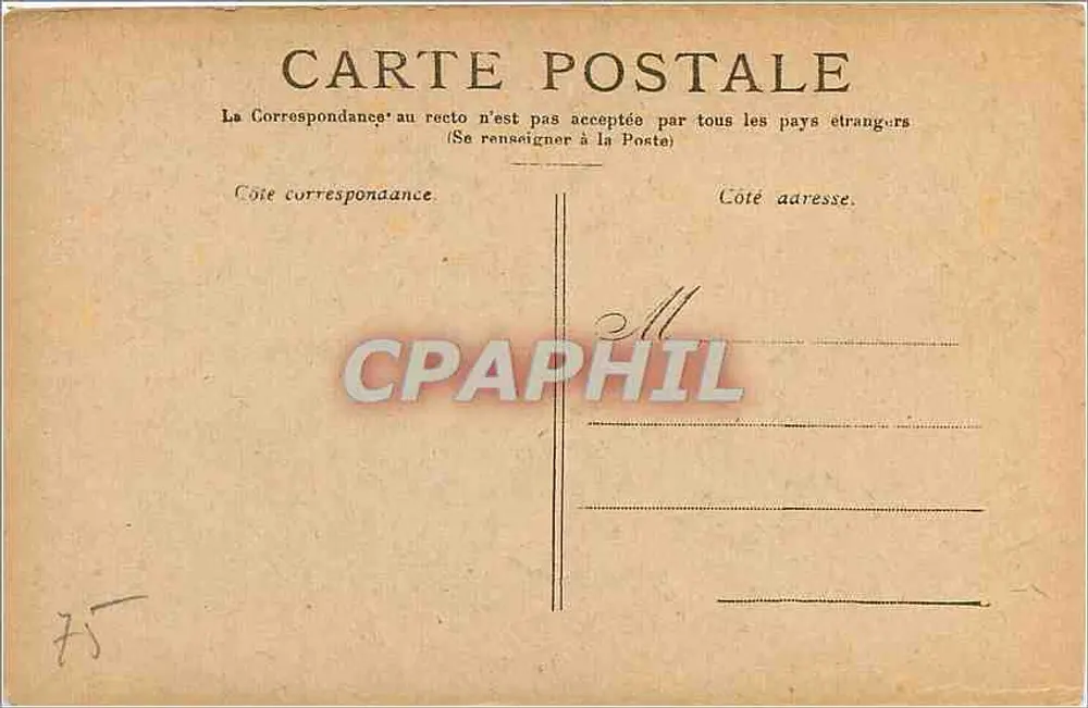 PARIS — A Grande Roda — Pygmalion - Verso