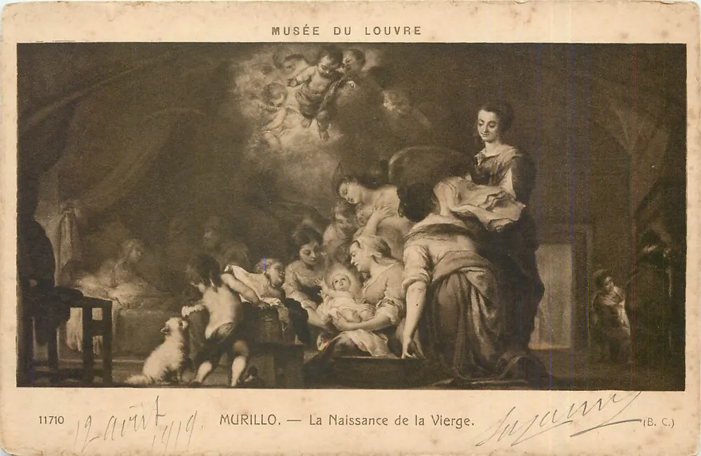 Nascimento da Virgem — Museu do Louvre — Edição B.C. - Frente