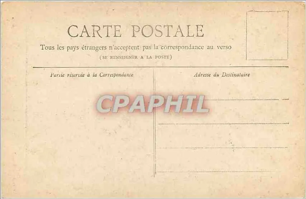 Monument Gambetta — Paryż — Kolekcja Petit Journal - Rewers