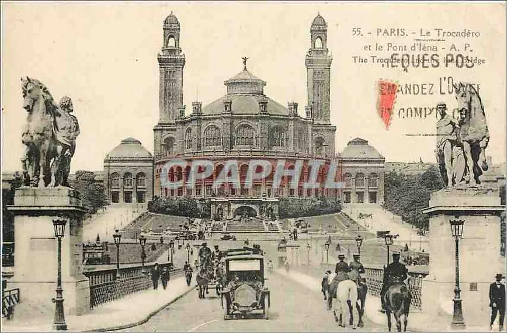 Paris - Le Trocadéro et le Pont d'Iéna - A. P. - Recto