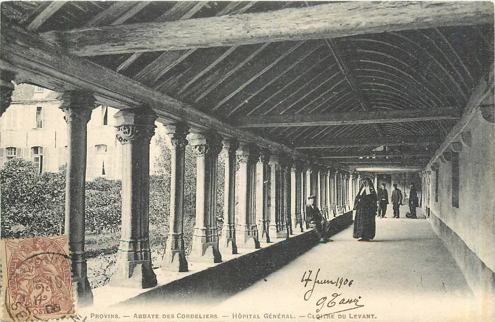 Provins — Abtei der Cordeliers — Allgemeines Krankenhaus — Cloister des Levant - Vorderseite