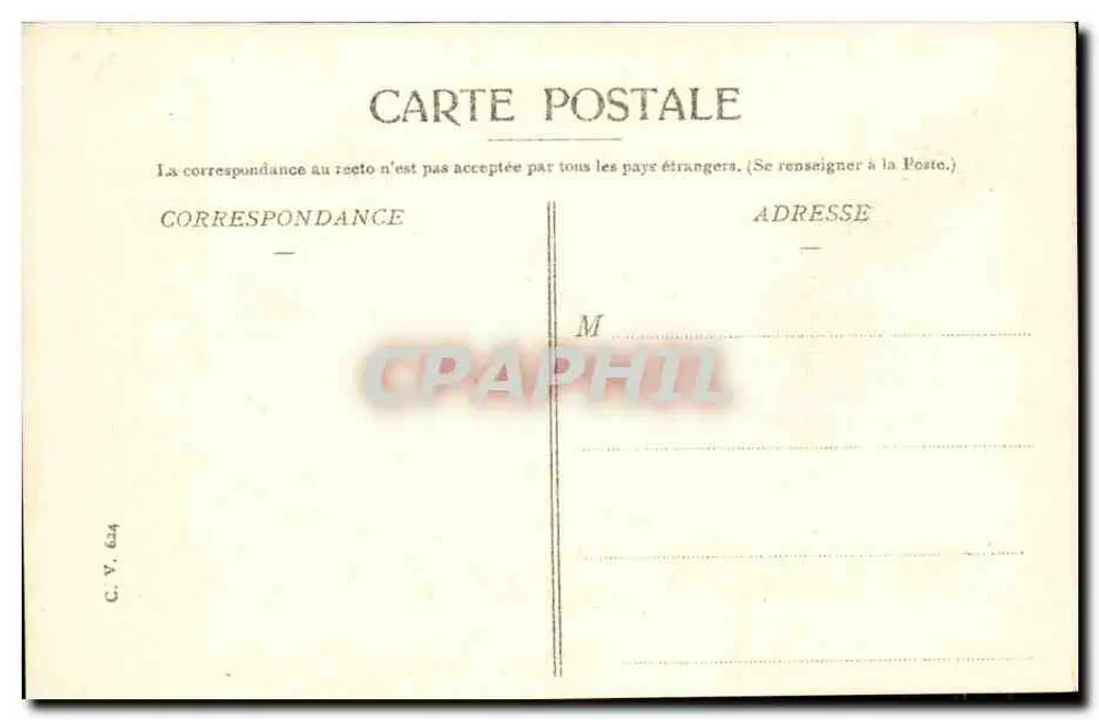 Grenoble — Allgemeiner Blick und die Alpenkette — C. V. 634 - Rückseite