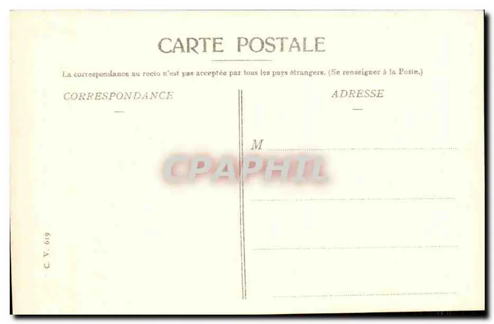 Grenoble — Vista Geral — C.Y. 619 - Verso