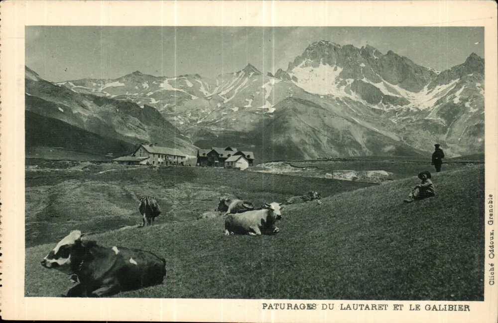 PÂTURAGES DU LAUTARET und der GALIBIER — Cliché Oddoux, Grenoble - Vorderseite