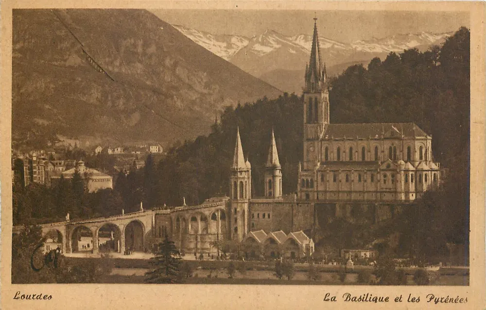 Lourdes — A Basílica e os Pirineus — Cie des Arts Photomécaniques - Frente